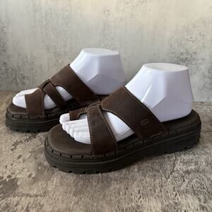 VTG Skechers Jammers Brown Women’s Sandals Size 7 Platform S/N 1398 Y2K CHUNKY